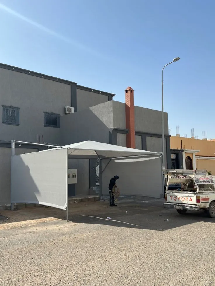 تركيب مظلات سيارات قماش وحديد الشرقية الدمام الاحساء