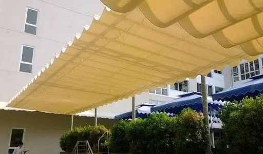 اصلاح مظلات مدارس طلابية مقاومة للشمس في الشرقية الخبر