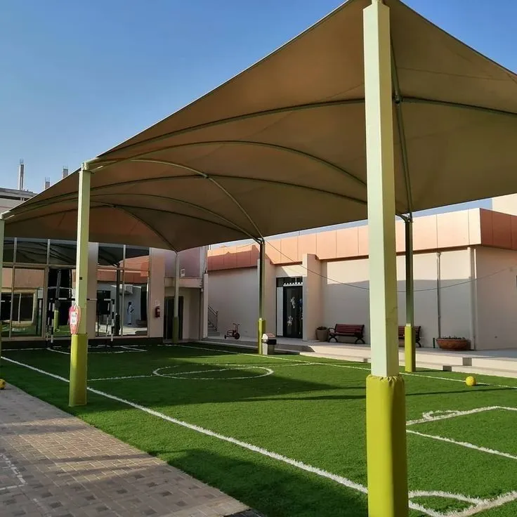 اصلاح مظلات مدارس طلابية مقاومة للشمس في الشرقية الخبر