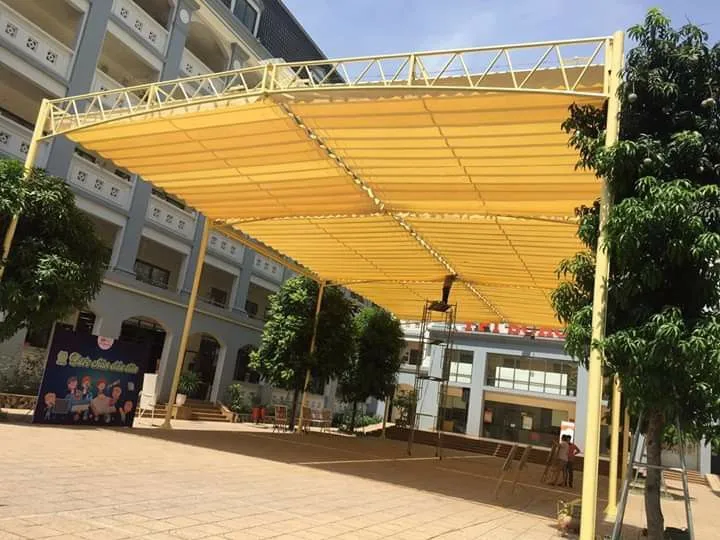 اصلاح مظلات مدارس طلابية مقاومة للشمس في الشرقية الخبر