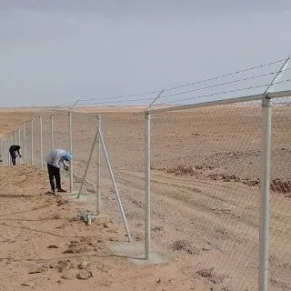 حداد حواجز حديد حماية اراضي في الشرقية 